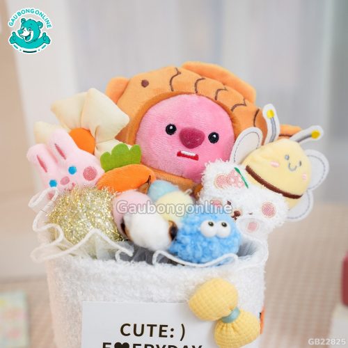 Set Bó Hoa Vải Loopy