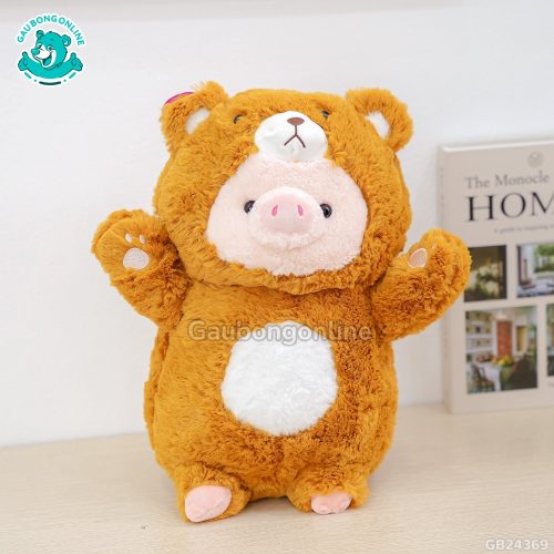 Heo Cosplay Gấu Nâu