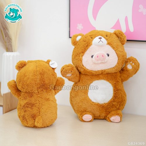 Heo Cosplay Gấu Nâu