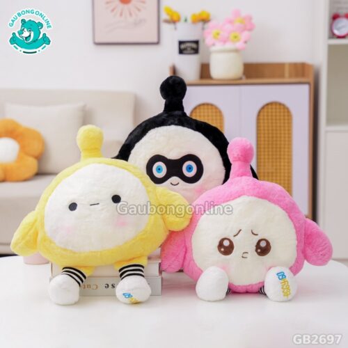 Gối Chăn Mền Bộ 3 Hoạt Hình Eggy đã được bán tại Gấu Bông Online