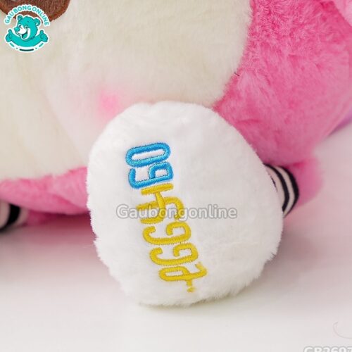 Gối Chăn Mền Bộ 3 Hoạt Hình Eggy đường may tỉ mỉ