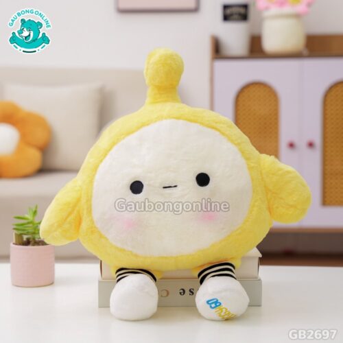 Gối Chăn Mền Bộ 3 Hoạt Hình Eggy – Trứng Vàng
