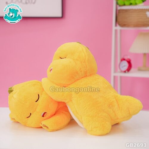 Gối Chăn Mền Khủng Long Vàng kiểu dáng dễ thương