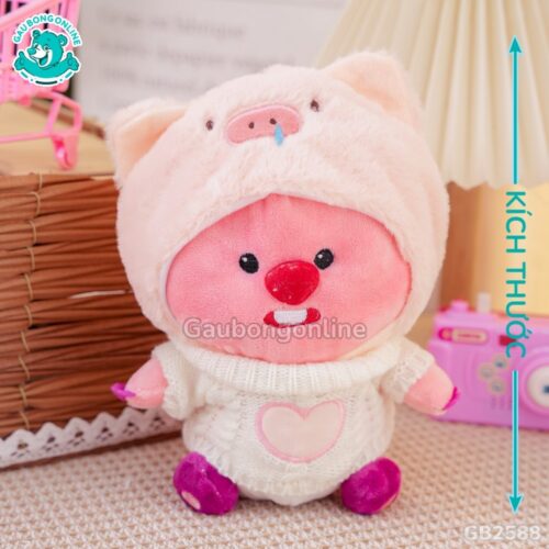 Cách đo kích thước của Loopy Cosplay Heo Hồng Áo Tim