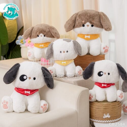 Chó Puppy Quàng Khăn đã được bán tại Gấu Bông Online
