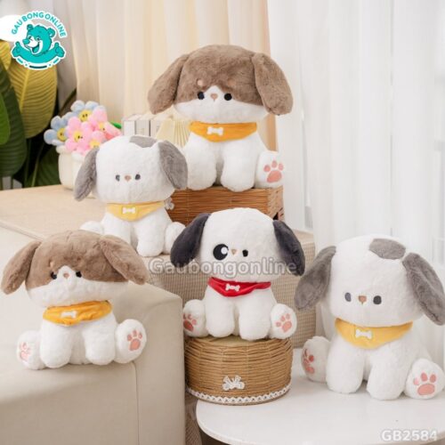 Chó Puppy Quàng Khăn đa dạng kích thước và mẫu mã