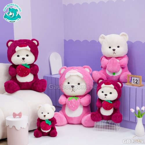 Gấu Bông Lena Cosplay Lotso Ôm Dâu