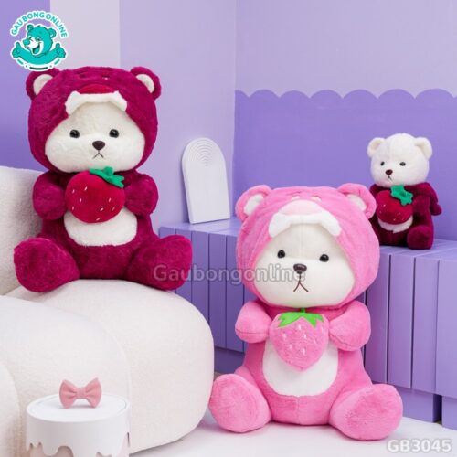 Gấu Bông Lena Cosplay Lotso Ôm Dâu