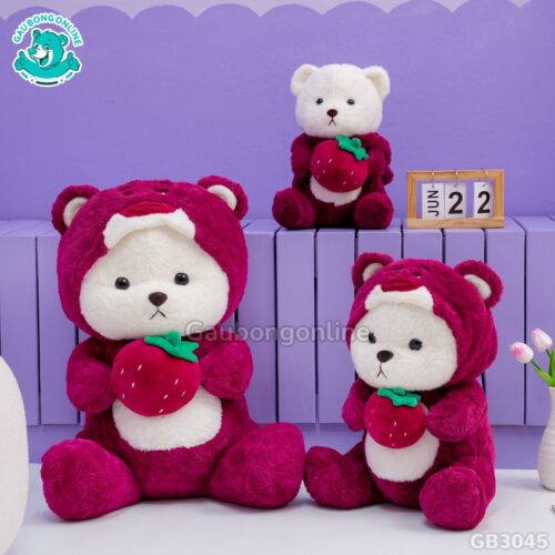 Gấu Bông Lena Cosplay Lotso Ôm Dâu