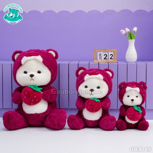 Gấu Bông Lena Cosplay Lotso Ôm Dâu