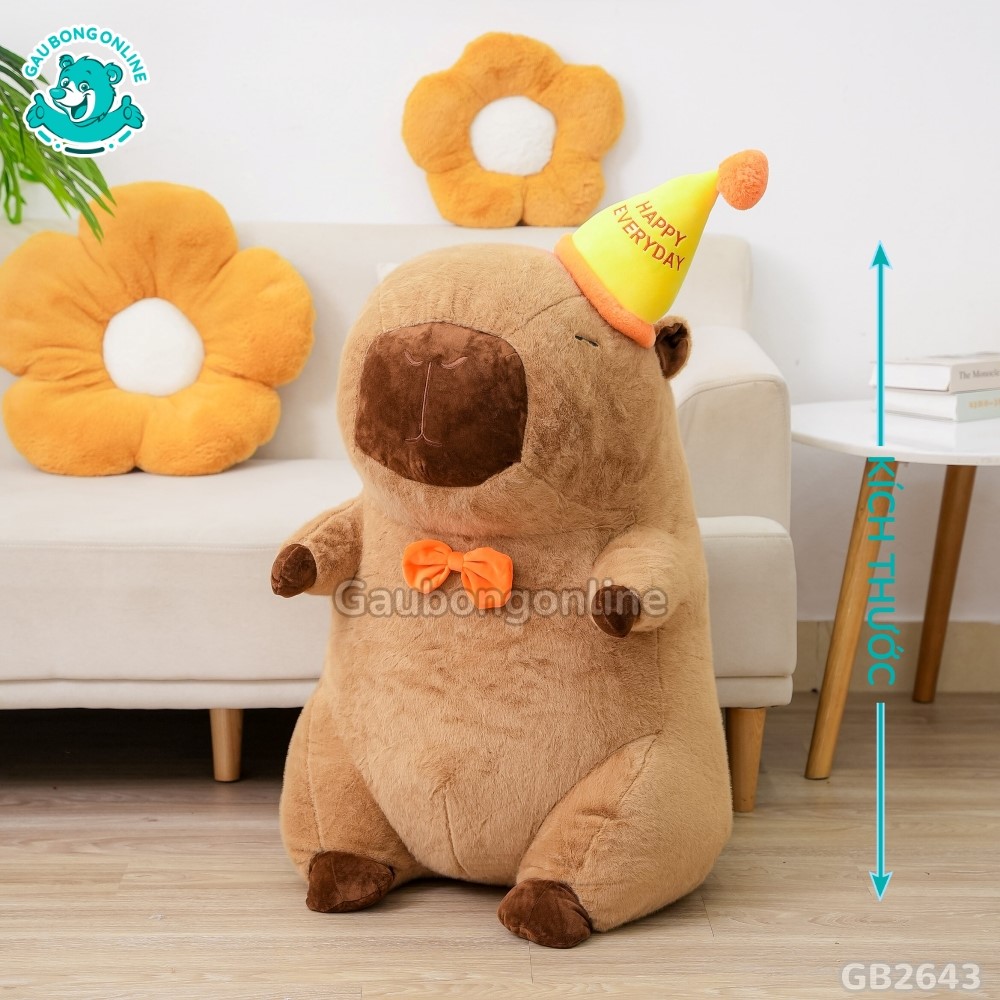 Cách đo kích thước của Chuột Capybara Đội Mũ Happy