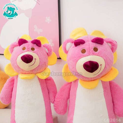 Gối Ôm Lotso Mặt Hoa đường chỉ tỉ mỉ, chắc chắn