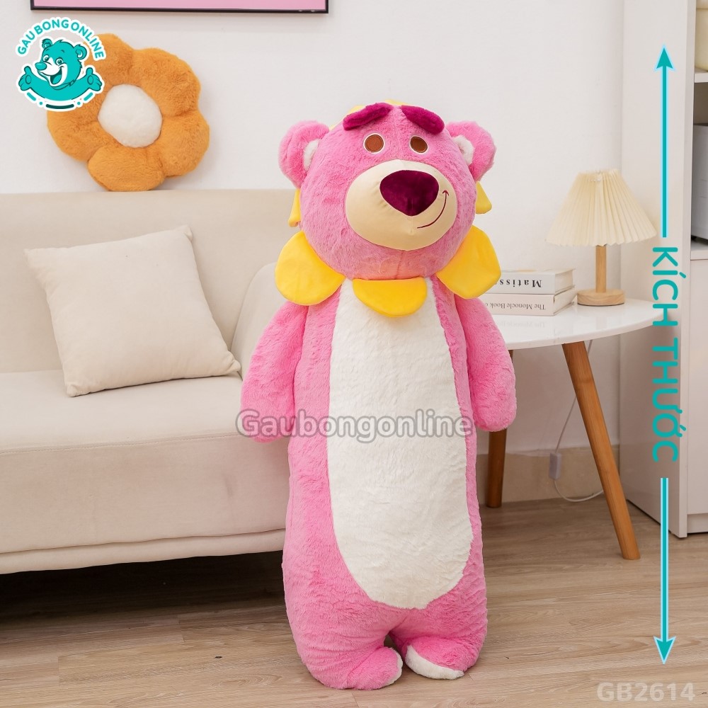 Cách đo kích thước của Gối Ôm Lotso Mặt Hoa
