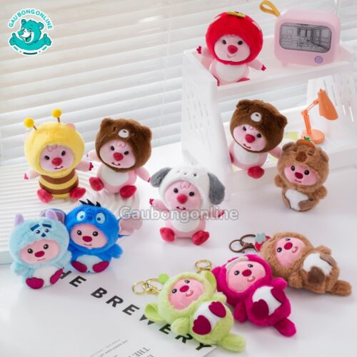 Móc Khóa Gấu Bông Loopy