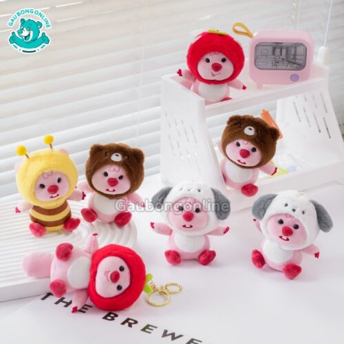 Móc Khóa Gấu Bông Loopy