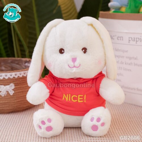 Thỏ Áo Nice màu đỏ nổi bật