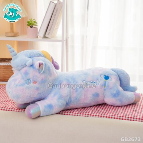 Unicorn Nằm Galaxy – Xanh