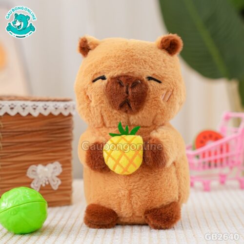 Bộ 10 Chuột Capybara Ôm Dứa