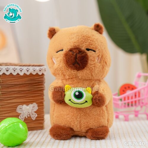 Bộ 10 Chuột Capybara Ôm Quái Vật Một Mắt