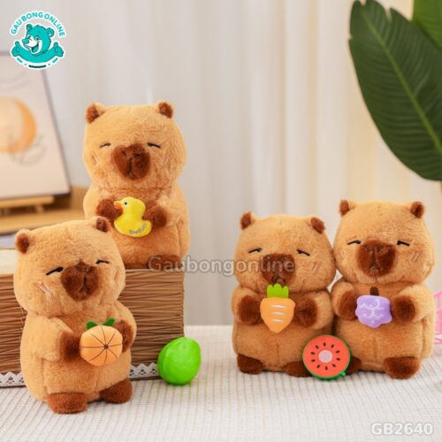 Bộ 10 Chuột Capybara màu sắc xinh xắn