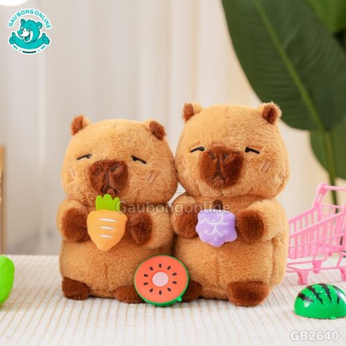 Bộ 10 Chuột Capybara nhỏ xinh