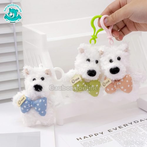 Móc Khóa Chó Puppy Mặc Yếm