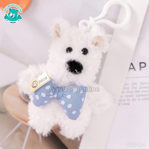 Móc Khóa Chó Puppy Mặc Yếm