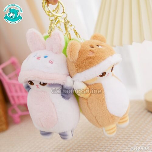 Móc Khóa Mèo Mofusand Cosplay tiện lợi