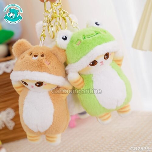 Móc Khóa Mèo Mofusand Cosplay nhỏ gọn