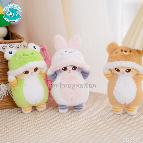 Móc Khóa Mèo Mofusand Cosplay lông mềm mại