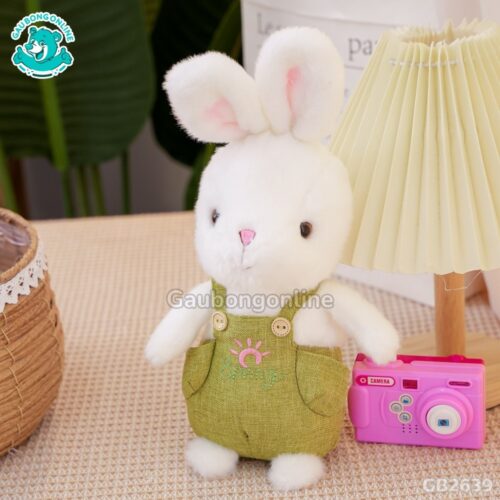 Thỏ Trắng Mặc Yếm màu xanh lá
