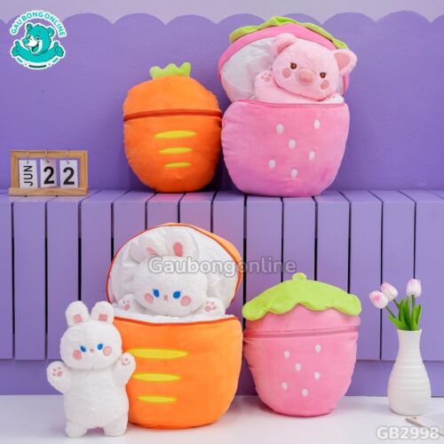Thỏ Túi Cà Rốt 2 in 1