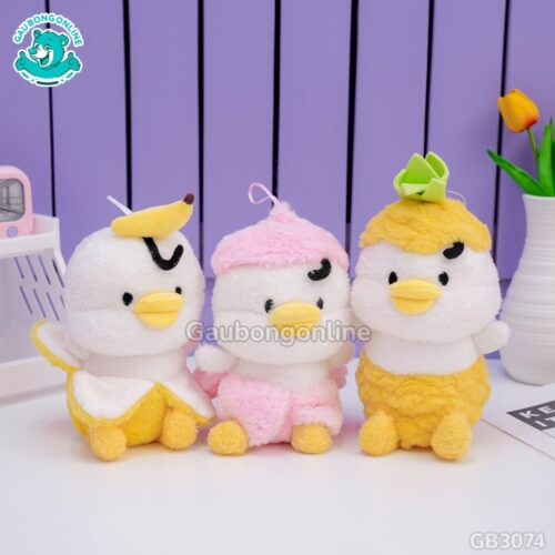 Bộ 3 Gấu Bông Thú Mỏ Vịt mềm mại, dễ thương