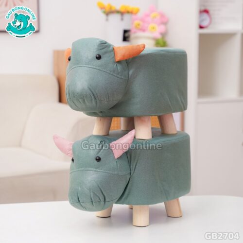 Ghế Da Thú chân gỗ chắc chắn