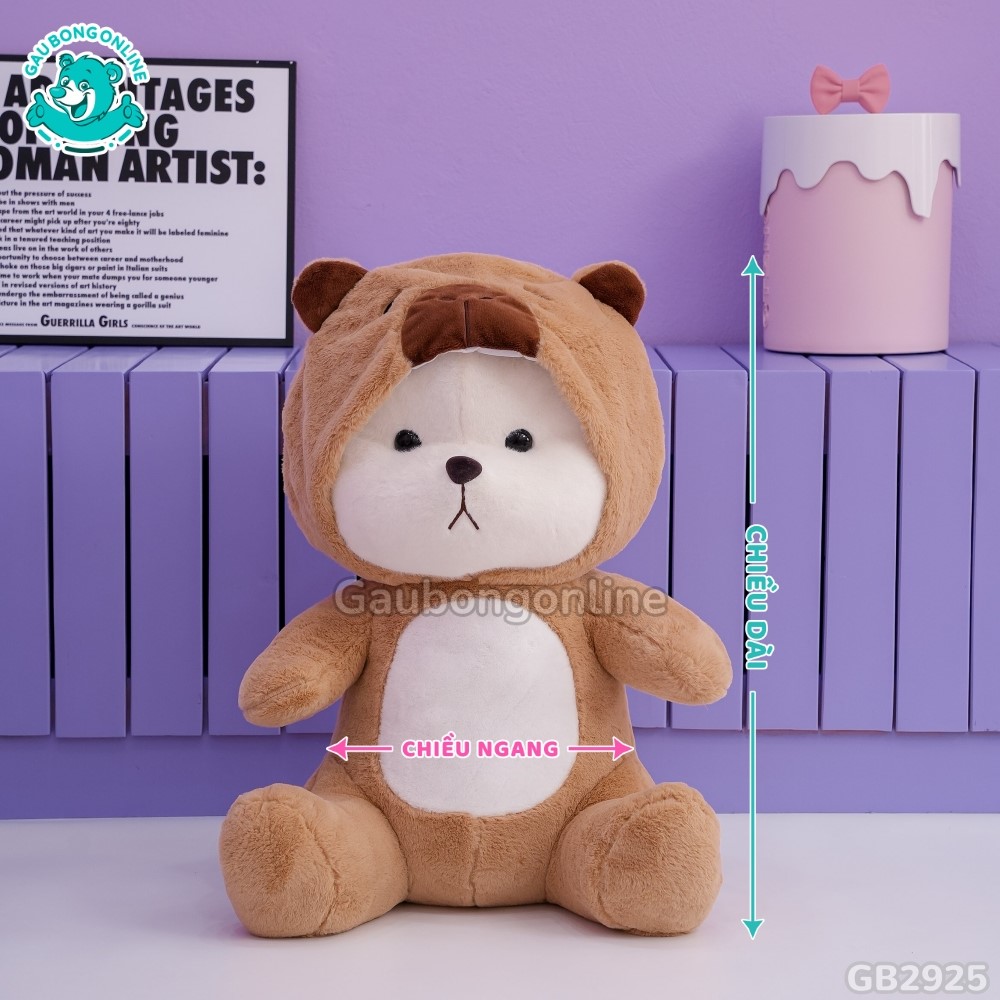 Cách đo kích thước của Lena Cosplay Chuột Capybara
