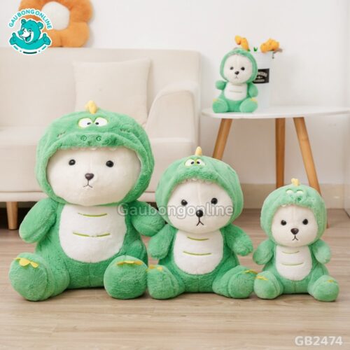 Lena Cosplay Khủng Long Xanh Lá kiểu dáng bắt mắt