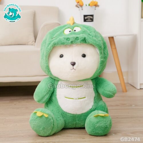 Lena Cosplay Khủng Long Xanh Lá dễ thương