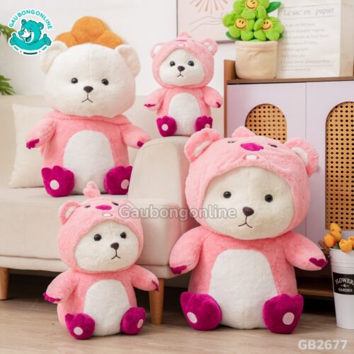 Lena Cosplay Loopy Hồng đã được bán tại Gấu Bông Online