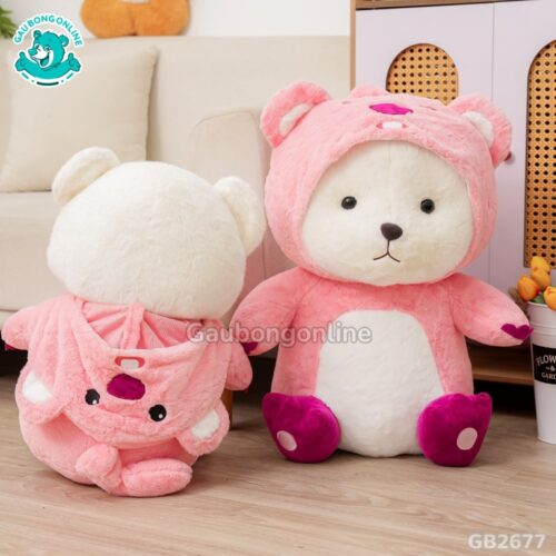 Lena Cosplay Loopy Hồng có thể cởi mũ