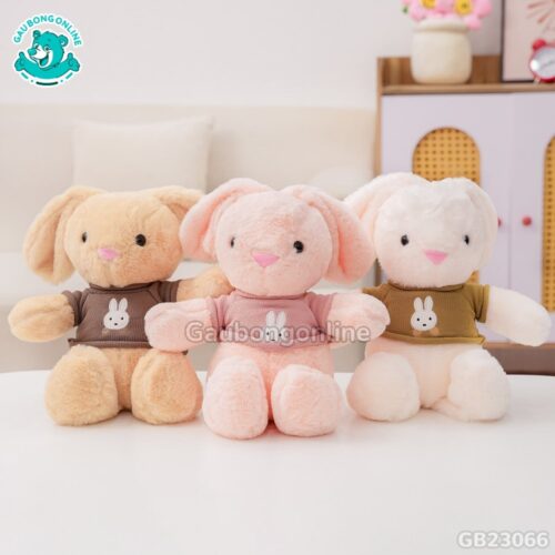 Thỏ Bông Áo Len ba màu xinh xắn