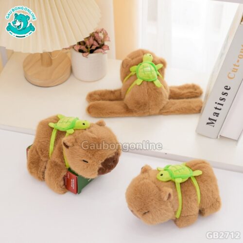 Vòng Tay Hoạt Hình Capybara Đeo Túi Rùa hot trend