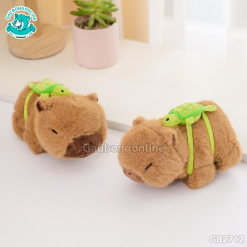 Vòng Tay Hoạt Hình Capybara Đeo Túi Rùa thanh kẹp chắc chắn