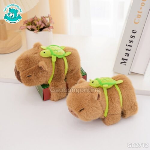 Vòng Tay Hoạt Hình Capybara Đeo Túi Rùa vừa vặn, chắc chắn