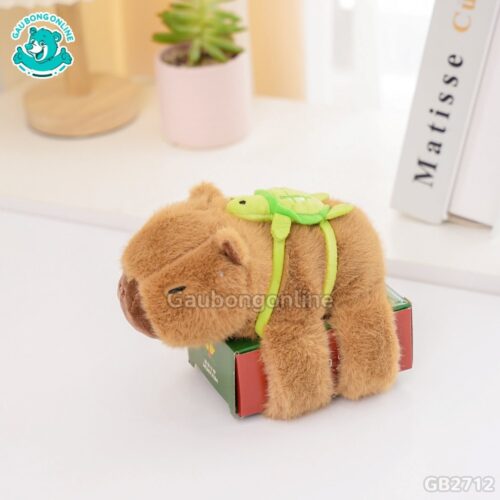 Vòng Tay Hoạt Hình Capybara Đeo Túi Rùa dễ thương
