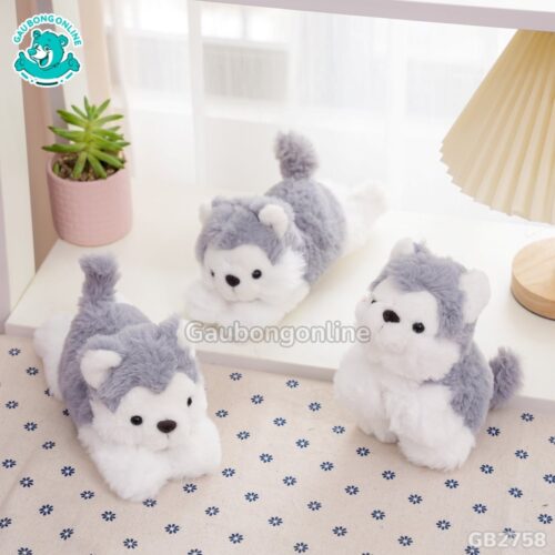 Bộ 5 Vòng Tay Thú – Husky Xám