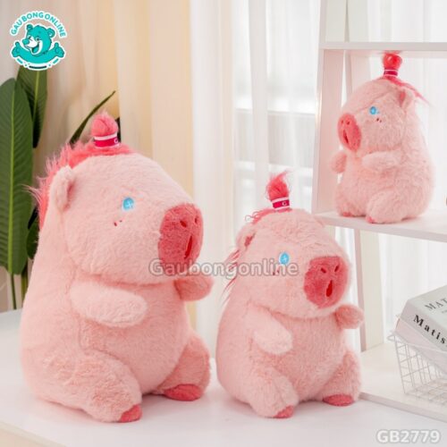Capybara Tóc Hồng thích hợp làm đồ trang trí