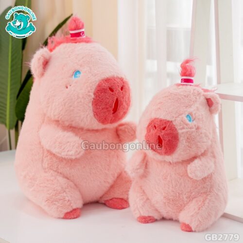 Capybara Tóc Hồng lông mềm mại