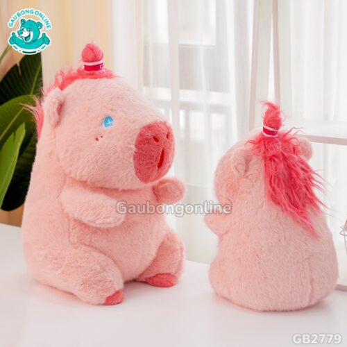 Capybara Tóc Hồng nhồi bông êm ái