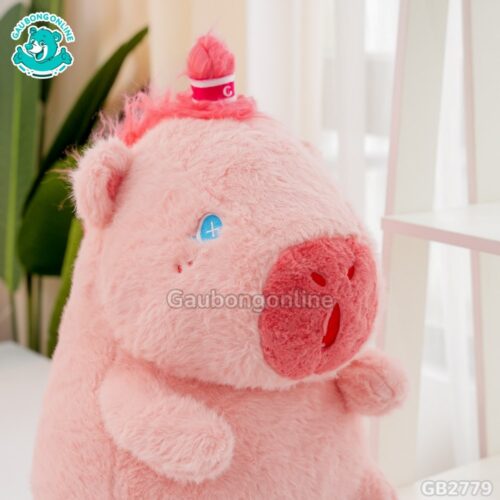 Capybara Tóc Hồng thiết kế dễ thương, tỉ mỉ