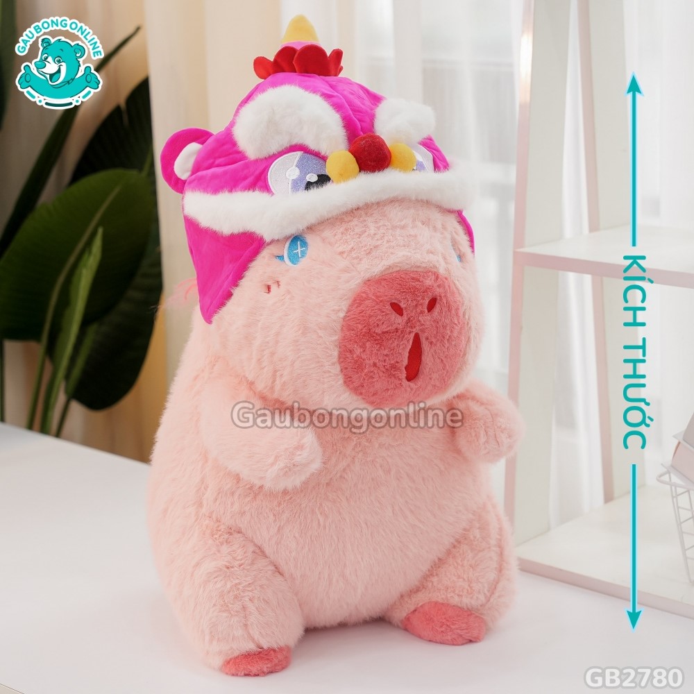 Cách đo kích thước của Capybara Tóc Hồng Mũ Lân